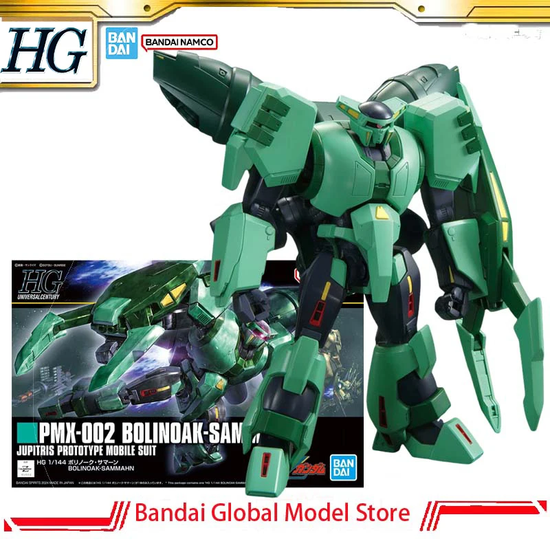 Bandai Gunpla Genuine Model Kit HG 1/144 PMX-002 Bolinoak Sammahn Anime Action Figure Assembly Model Men Toys Christmas Gifts