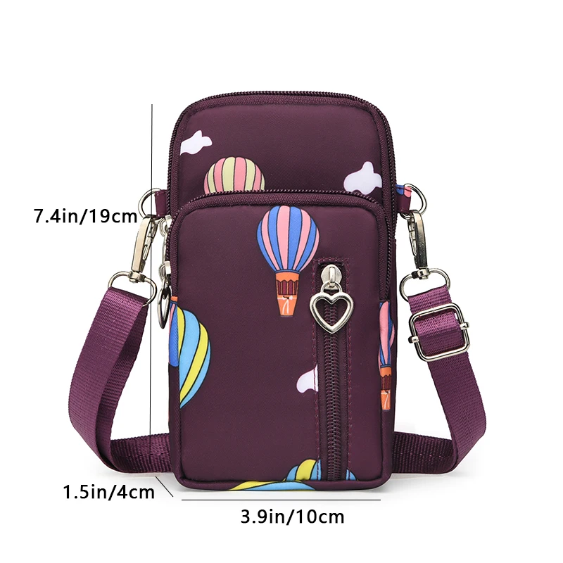 New model mobile phone bag - fashionable cross-body bag - keyless wallet - single shoulder bag - running arm bag