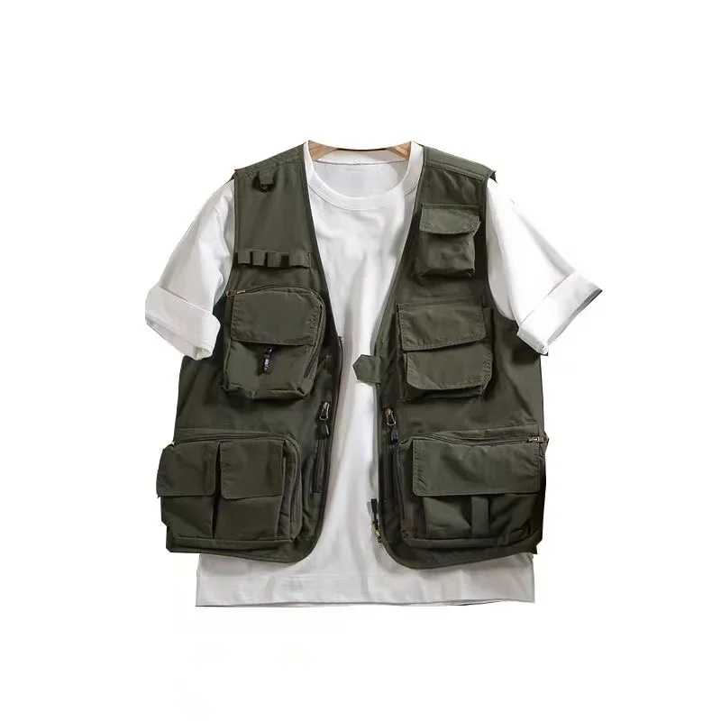 Lente en herfst Outdoor-stijl Gepersonaliseerde Trendy werkkleding Bovenkleding Functionele stijl Gepersonaliseerde tactische vest Heren Tactica