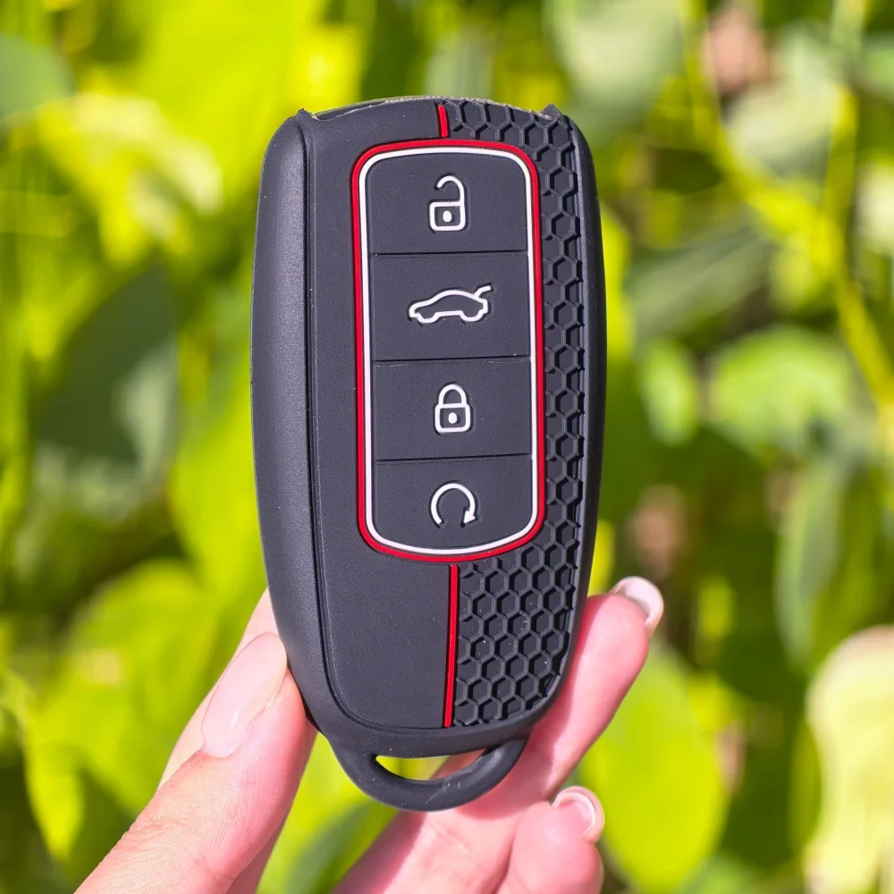 

Силиконовый чехол-накладка для автомобильного ключа-пульта для Chery Tiggo 8 Pro, Tiggo 8 Plus, New 5 Plus, 7 Pro Max, Omoda 5, C5, Modod, Prote