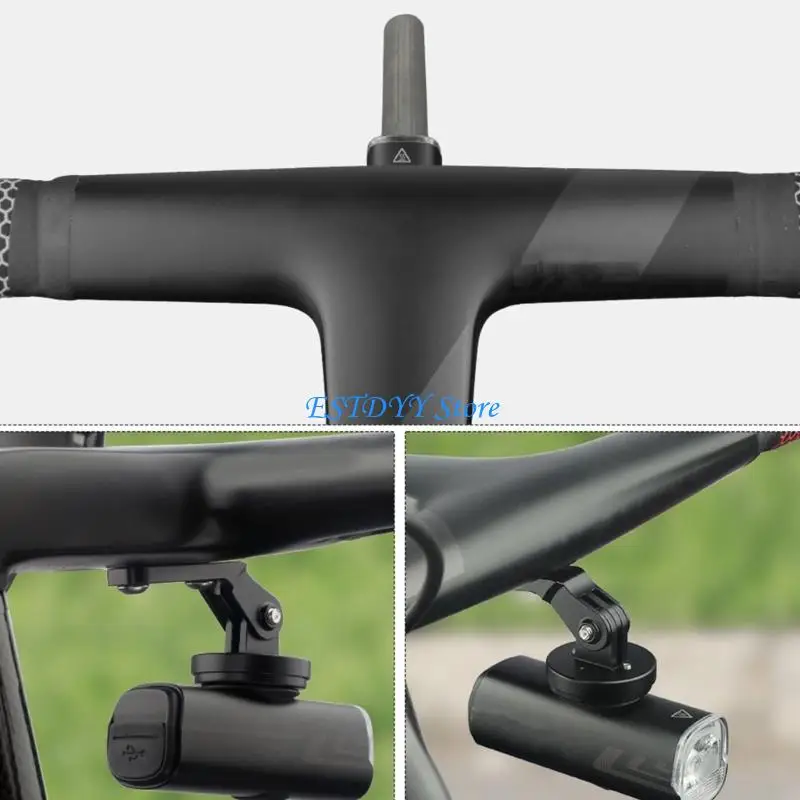 

G6DE Bicycles Integrated Handlebars Headlight Bracket Road Bike Light Holder