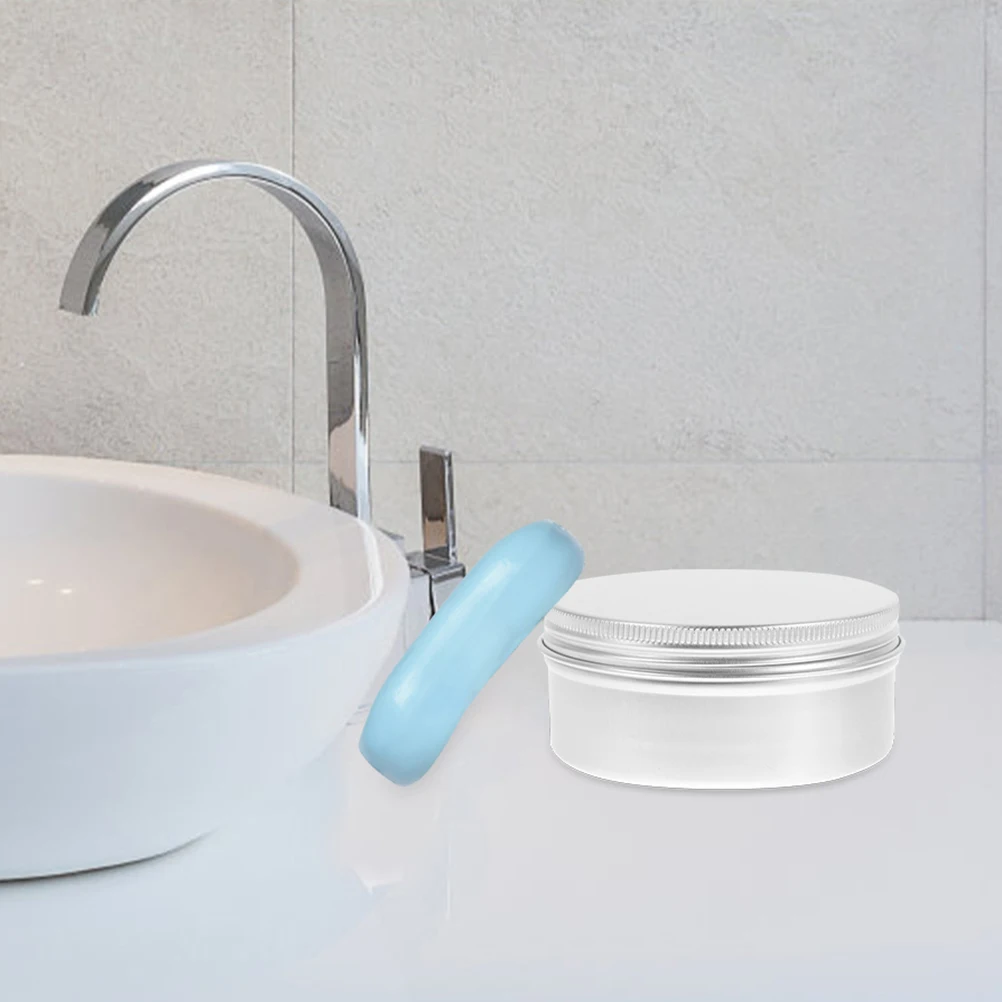 

5Pcs Aluminum Tin Jars Sturdy Seal Lid Storage Boxes for Makeup Cream Cosmetics Lip Balm Containers Candy Holder