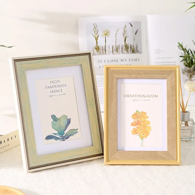 Creative Nordic Photo Frame Stand 5, 6, 7, 8 Inch Picture Frame Display Versatile Wall Hanging and Tabletop Frame Home Decor