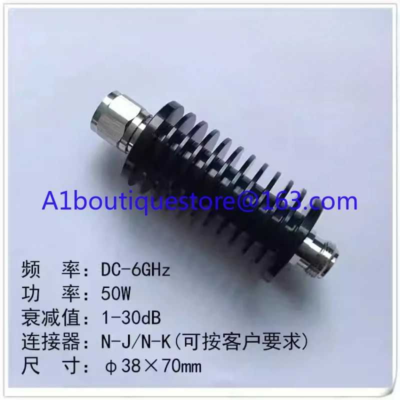 Provides 50W Fixed Attenuator SMA Frequency DC-6GHz 1-60dB