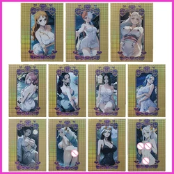 Anime ONE PIECE Rare UR Refraction Game Collectible Card Nami Uta Yamato Reiju Robin Hancock Vivi Toys for boys Birthday Present