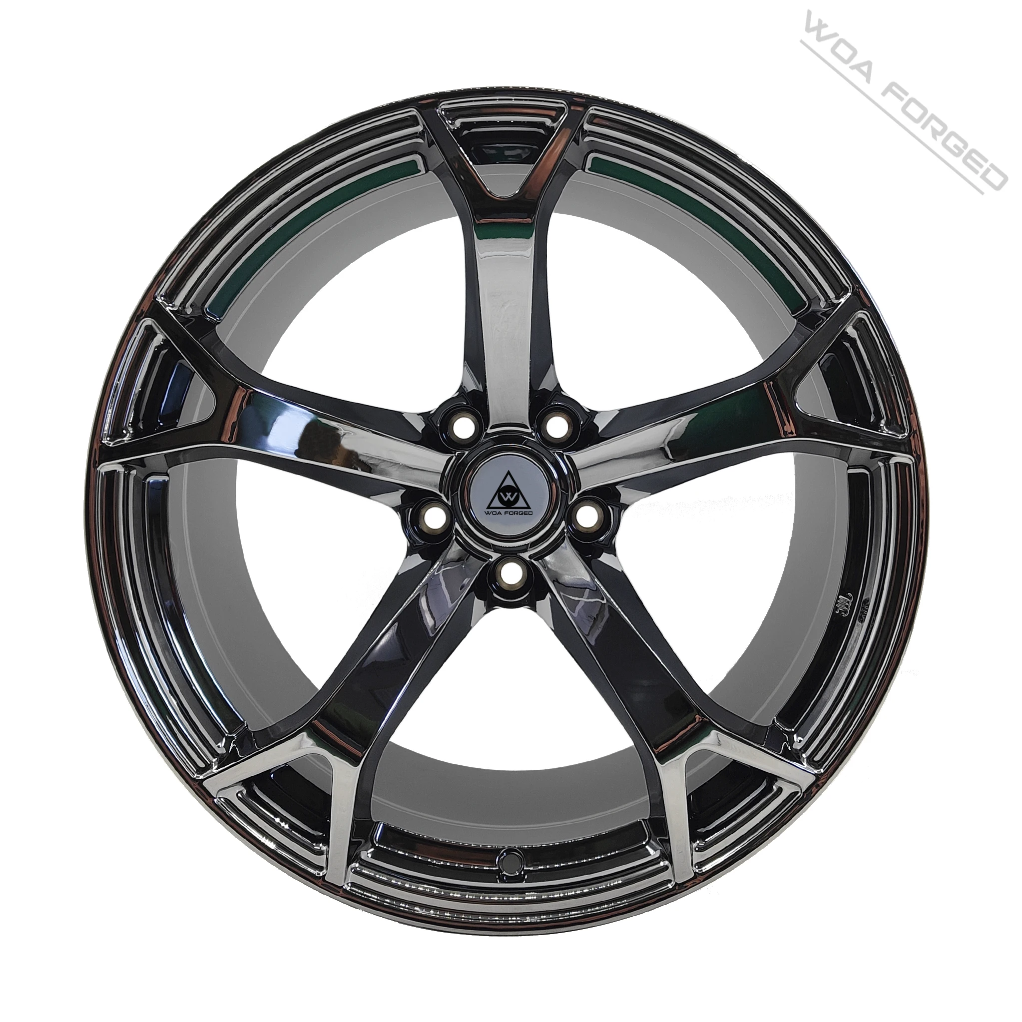 Factory-customized High-quality Monobloc Forged Wheels In19 20 21inch Featuring5 Spoke5x112 5x120 with Chrome-plated for GTR350z