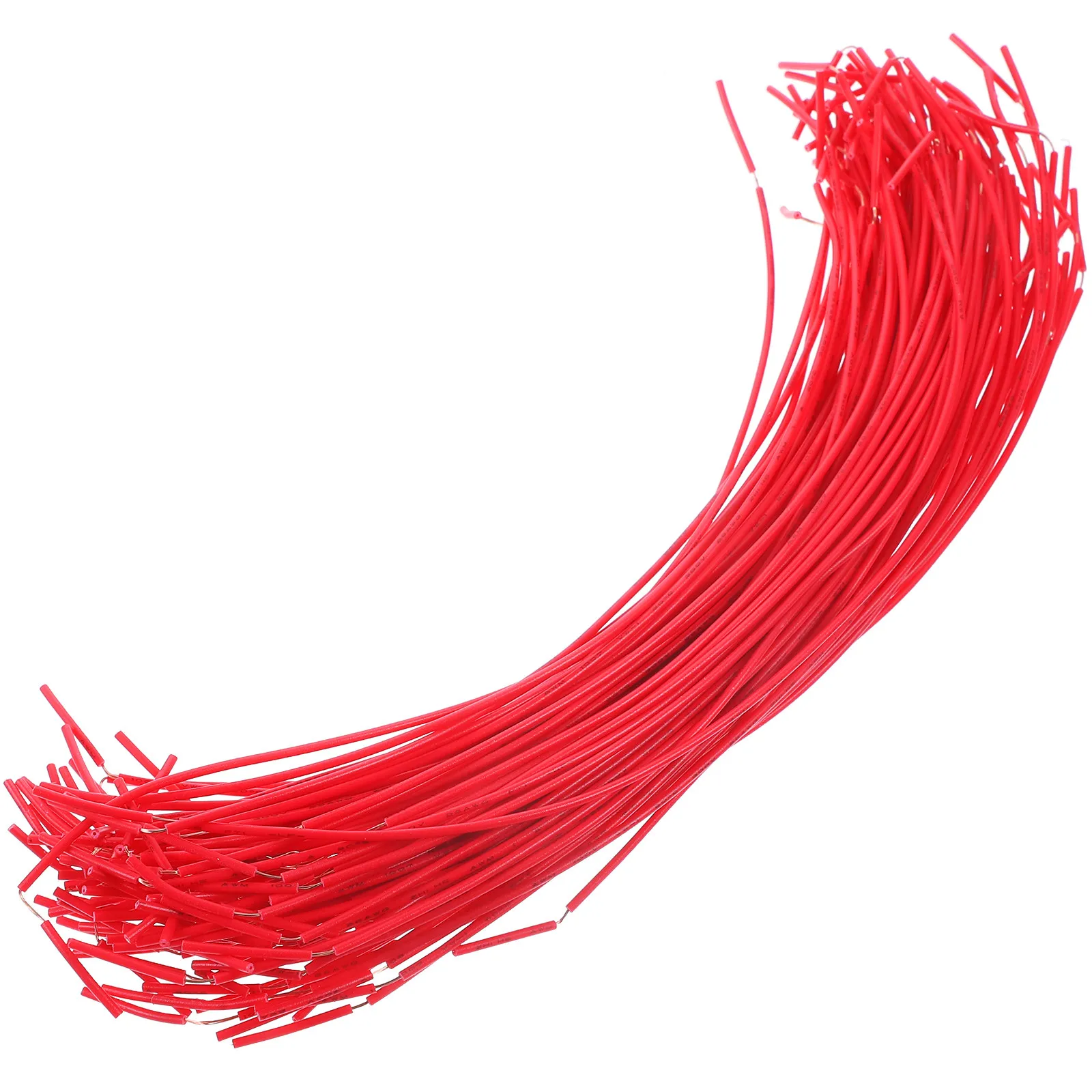 100Pcs Circuit Wire for Physics Lab Electricity Experiments Insulated Copper Connection Wire Elementary School