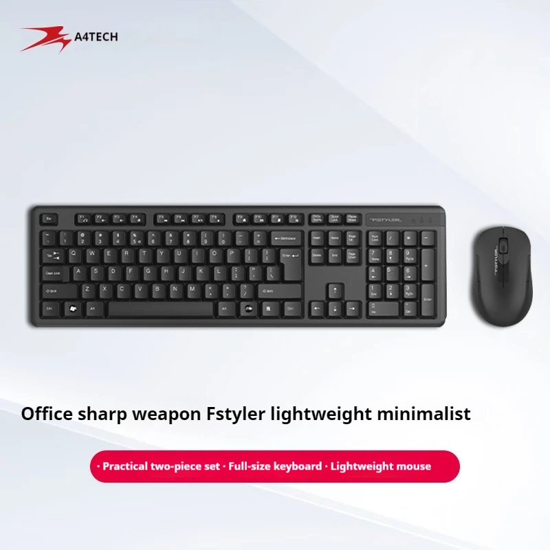 A4Tech FG2000 Wireless Keyboard Mouse Combos Dual Modes Wired Wireless Combos For Laptop Desktop Office Computer Accessory Gifts