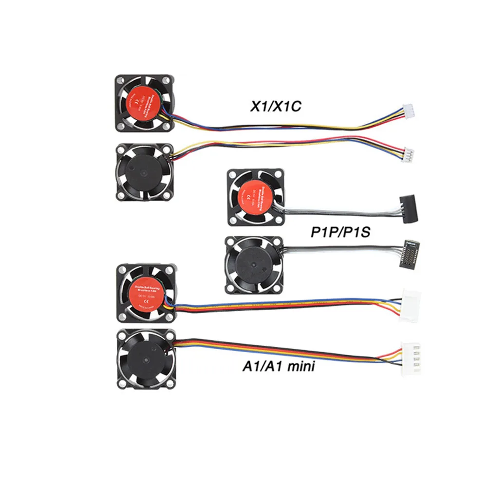 

Комплект из 2 шт. вентиляторов охлаждения хотэнда Bambu Lab для 3D-принтеров, двойные шарикоподшипники, вспомогательное охлаждение для серий P1, X1 и A1 mini