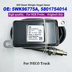 NEW 5WK96775A 5801754014 5WK9 6775A NOX Sensor Nitrogen Oxygen Sensor 24V Compatible with IVECO Truck Part High Quality Chip
