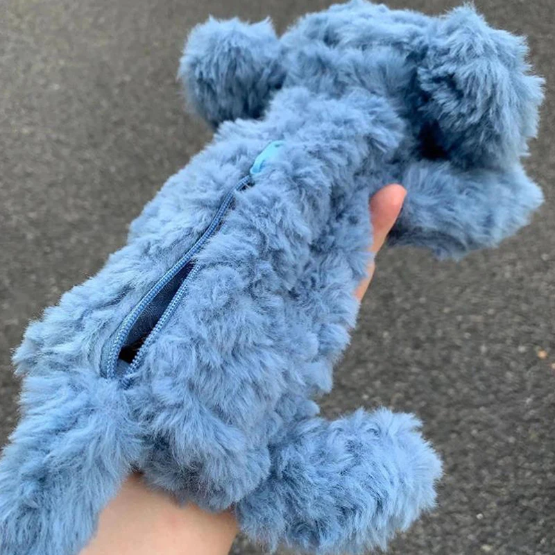 Cute Animal Elephant Plush Stationery Case Pencil Case Cosmetics Miscellaneous Storage Bag