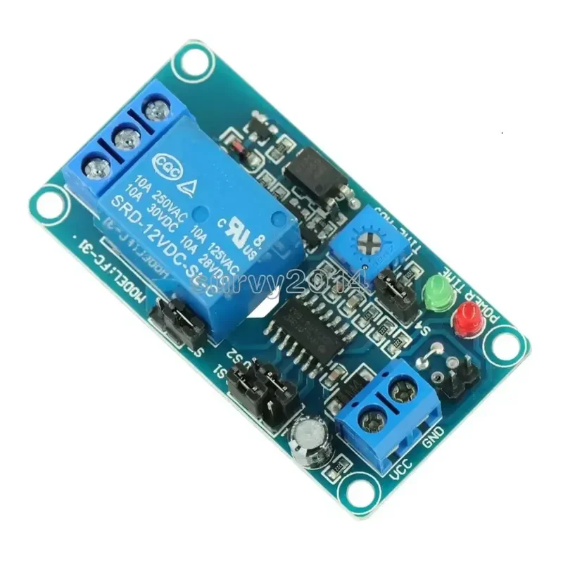 Delay R elay Delay Turn On / Delay Turn Off Switch Module with Timer DC 12V Board Module For arduino