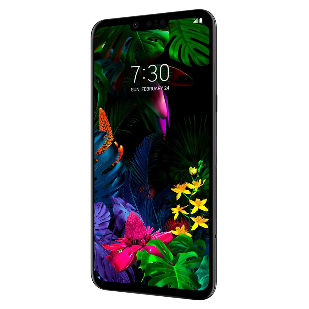 Téléphone portable d'origine LG G8 ThinQ 4G G820TM G820N 6GB 128GB 6.1 "écran P-OLED 12MP + 16MP NFC octa-core Android LG G8 téléphone portable