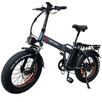 DRVETION AT20 E-Bike 750W Motor 48V10/15/20Ah Lithium Battery 25KM/H 50/65/80km Range 20” Tire Adult Electric Bicycle