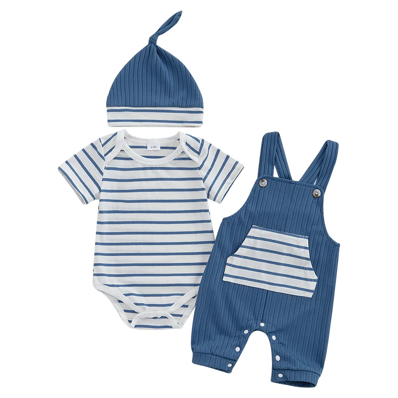 Baby Boy Suspender Outfit Set 1