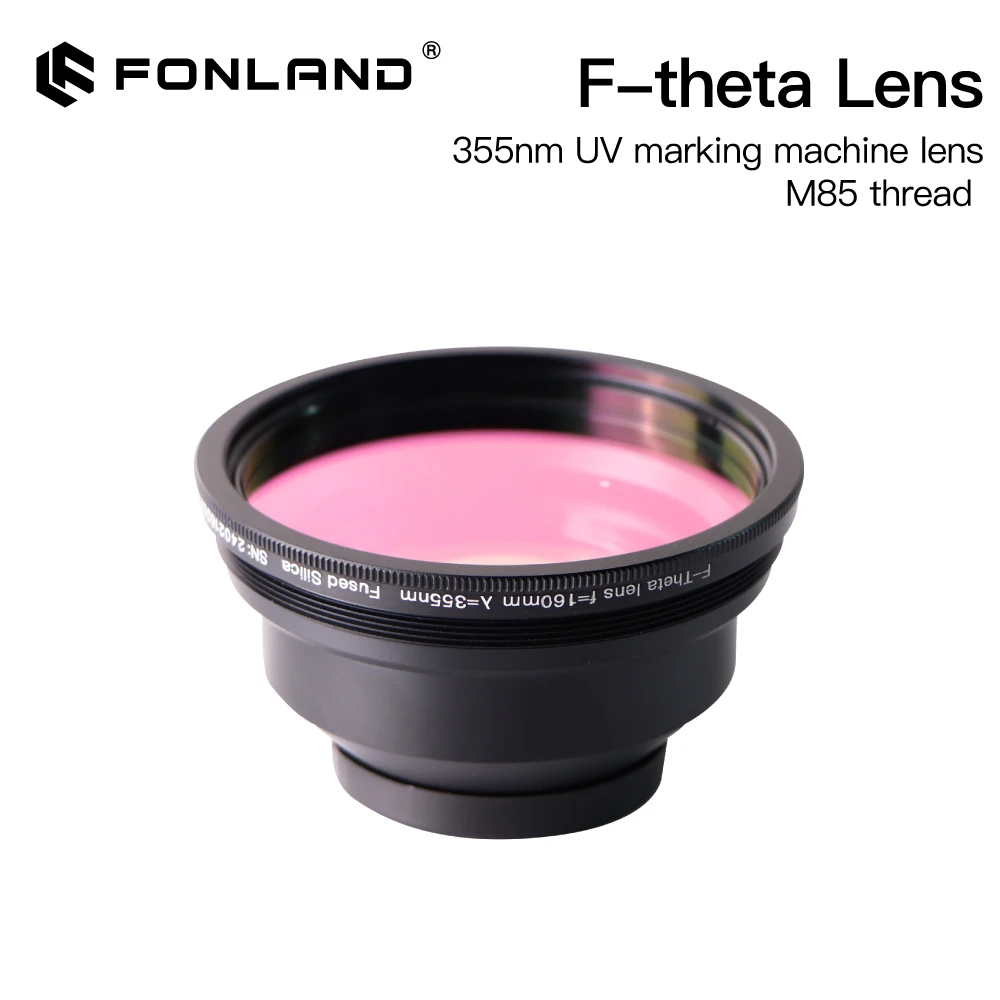 Fonland M79/M85 Scan UV F-theta Lens 355nm Focal length F160-420mm Scan Field 110x110-330x330 For UV Laser Galvo System