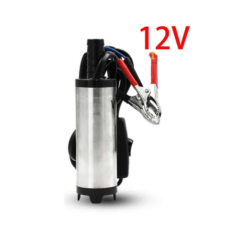 12V DC  Diesel Fuel Water Oil Car Camping Fishing Submersible Transfer Pump