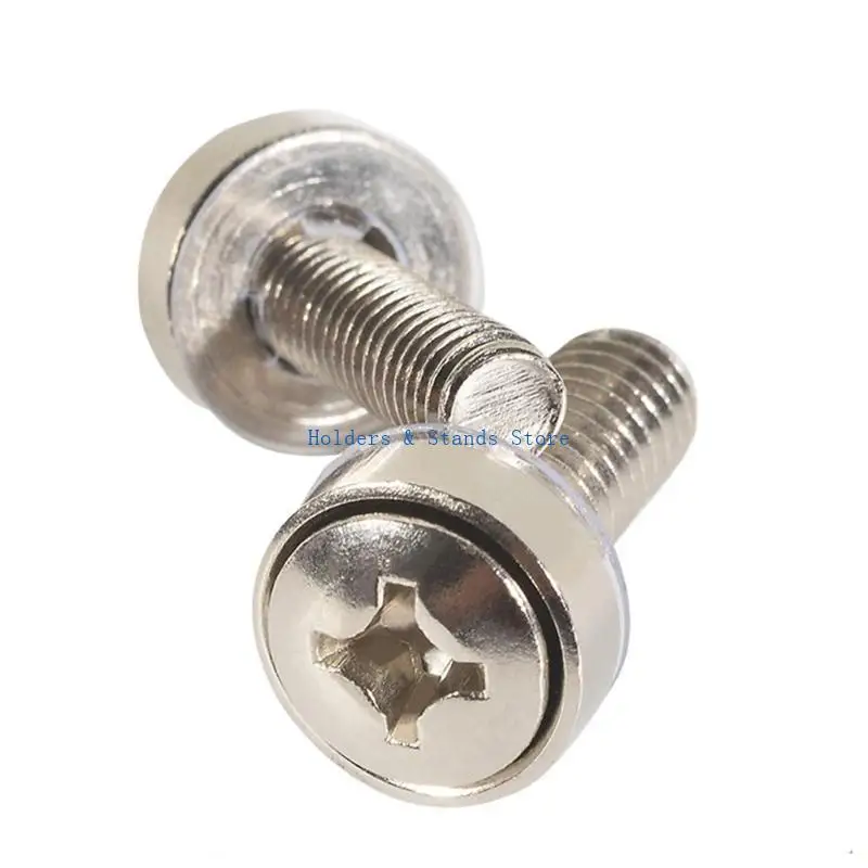 Y4UE M6x12mm 16mm Rack Server Cabinets Server Shelves Mount Rack Mount Screw