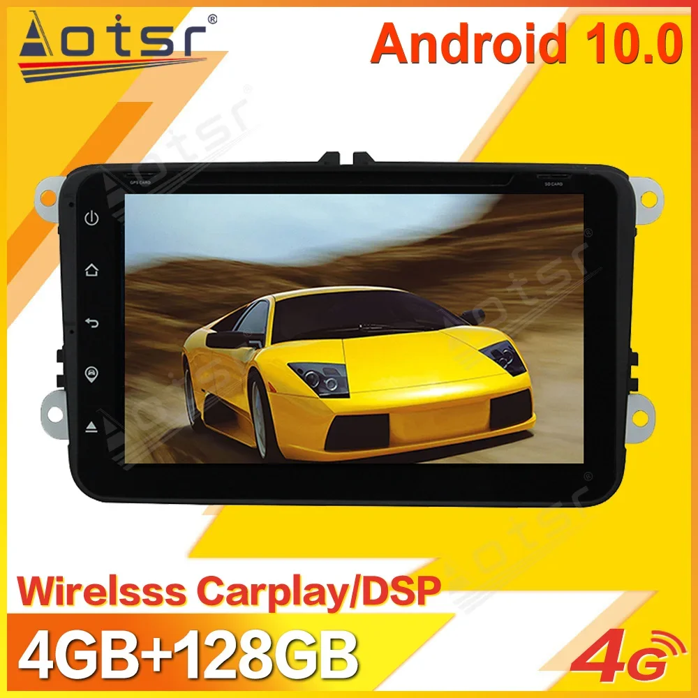 GPS Navigation Stereo Android Car Radio Head Unit For Volkswagen Golf Polo Tiguan Passat B6 B7 Leon Skoda Octavia Multimedia
