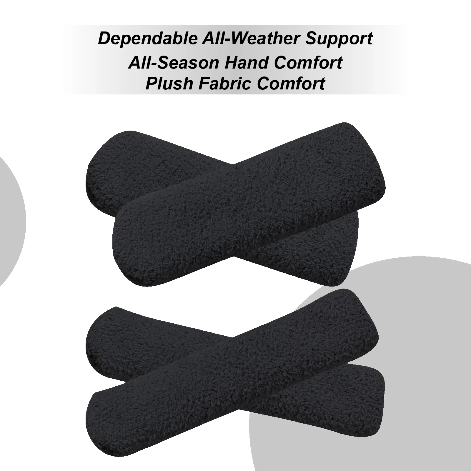 

Набор чехлов на ручку мотоцикла, мягкие эластичные плюшевые чехлы на руль мотоцикла, тормозные рычаги для приключений, поездок на работу, круизинг