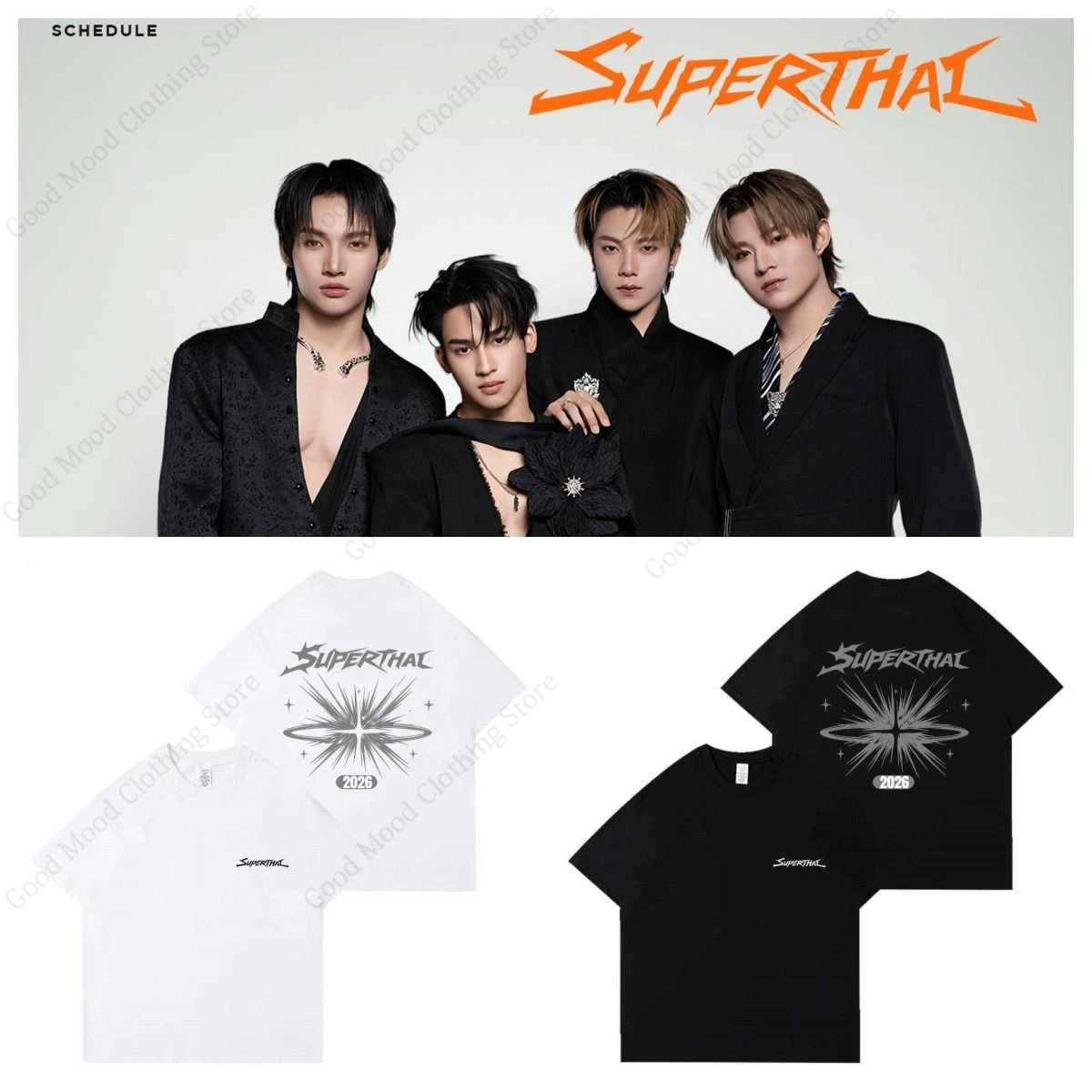 SuperThai T Shirt Fancon First Anniversary Commemorative Print Fan T-shirt Men Women Summer Pure Cotton Short Sleeve Tee Tops