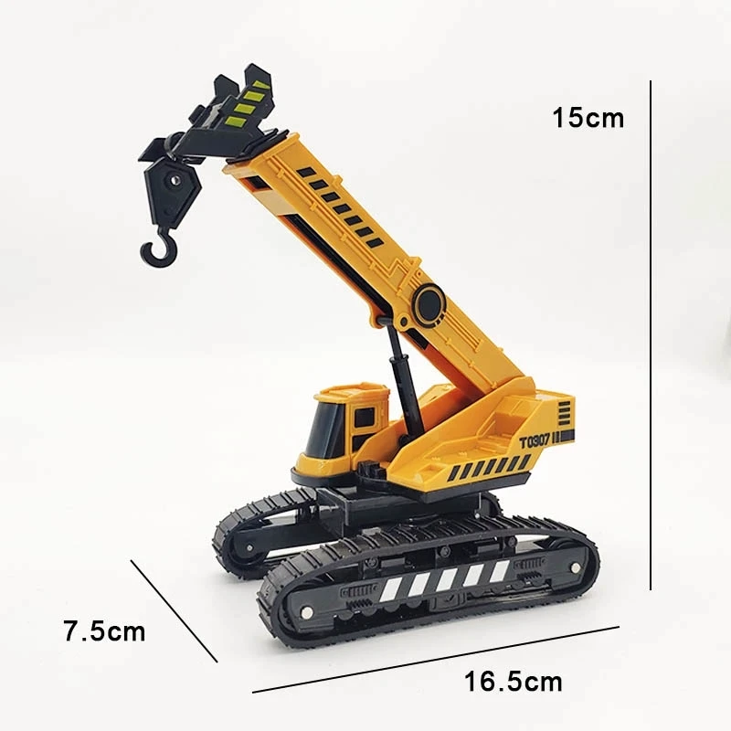 New product 1:50 plastic crawler crane toy model,simulation engineering car toys,children\'s gifts,wholesale