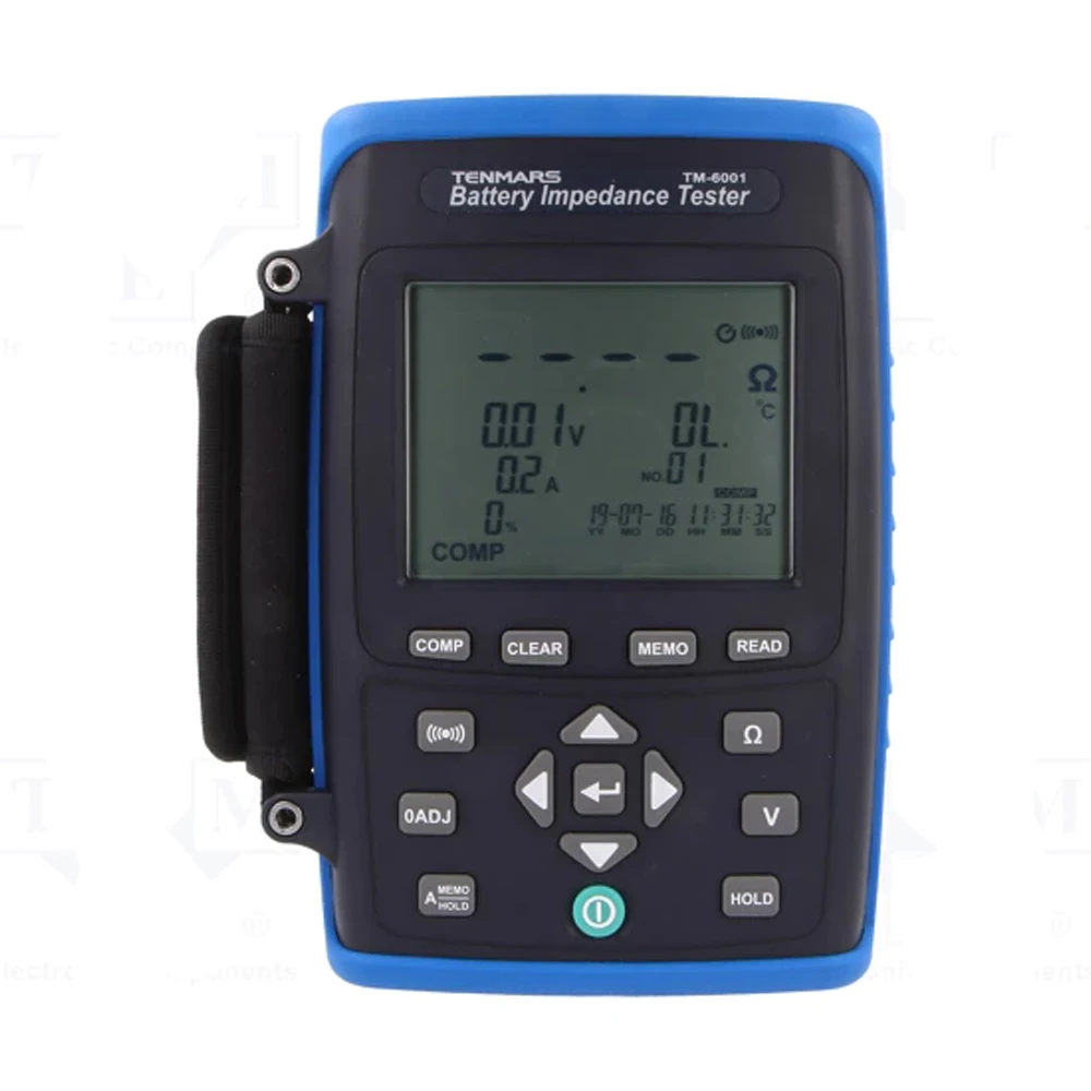 Tenmars TM-6001 Battery Impedance Meter Battery Tester Resistance Range: 4mohm~400ohm