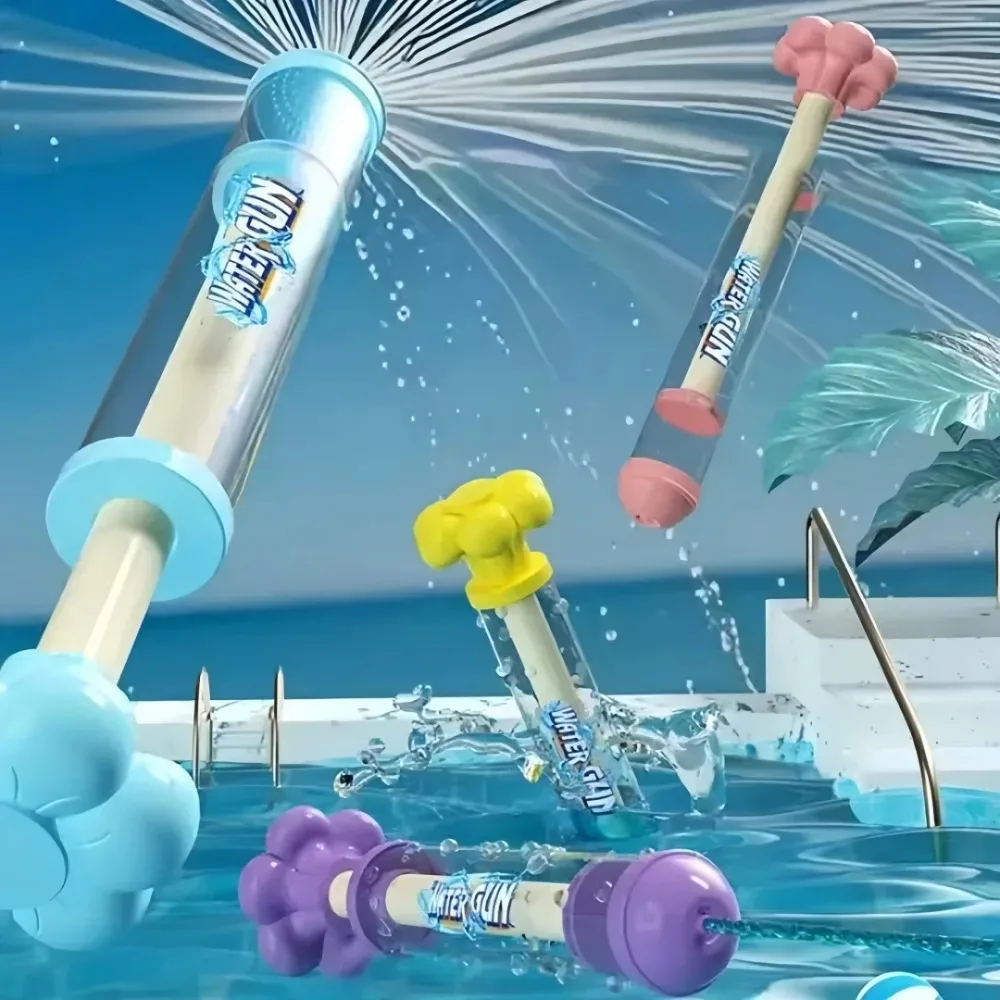 Romantic Pull-Back Water Gun Fireworks Spray Water Outdoor Splash Games Interactive Water Spray Toys Shooting Props Pool Toys
