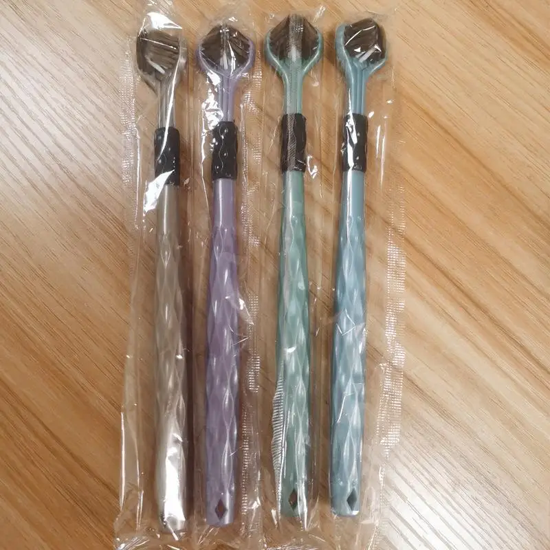 Household Cleaning And Gingival Protection Advanced Toothbrush 1PCS/2PCS/4PCS/8PC Three Sided Soft Bristled Toothbrush Adult