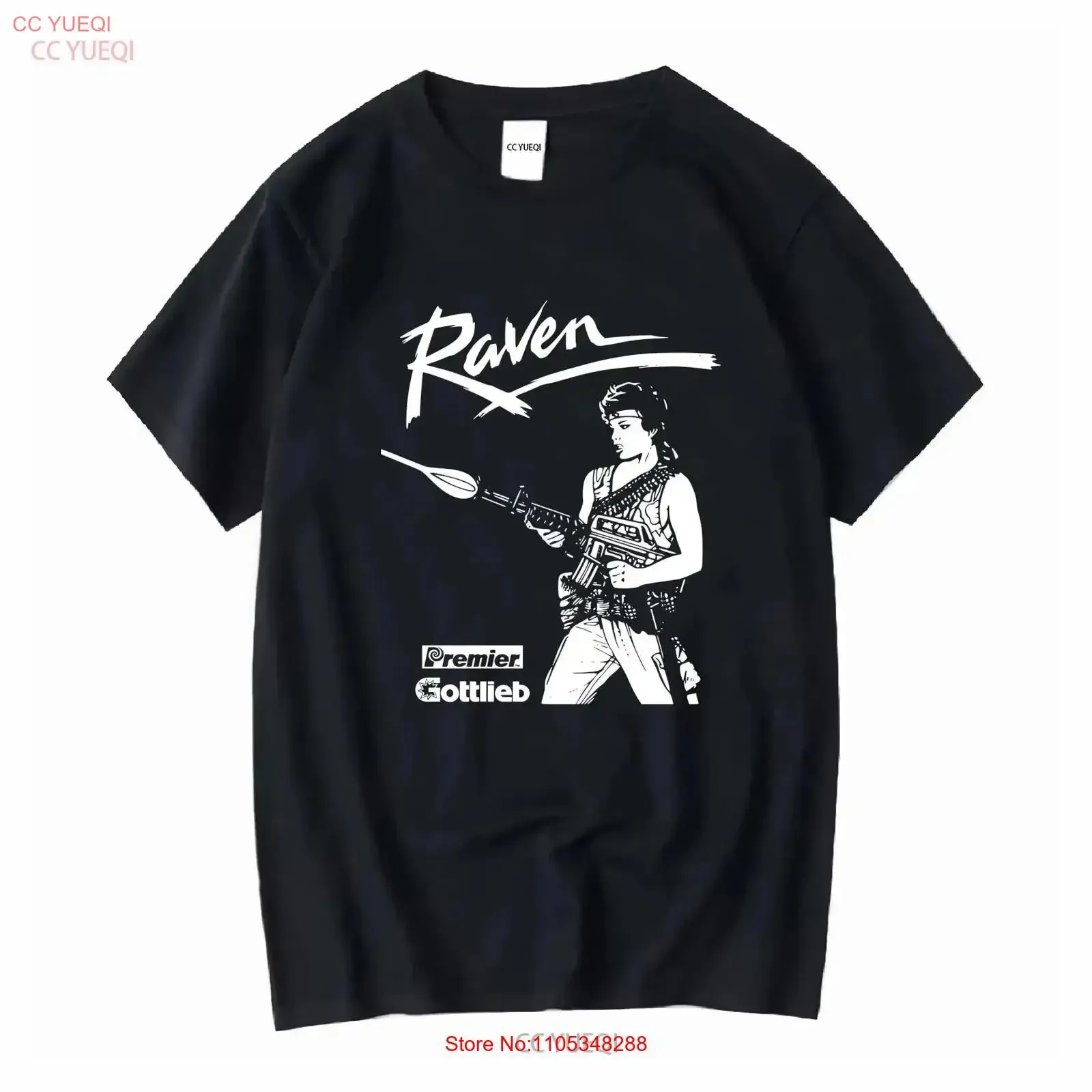 Raven Premier Gottlieb Vintage Style Pinball T Shirt Jersey Retro 80s Arcade Mall Core Games Guy Girl Flipper Skill vintage