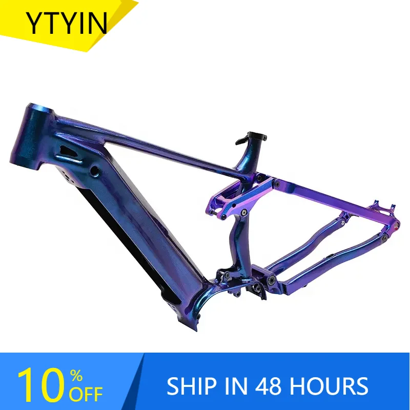 

YTYIN New Bafang Mid Drive G510 Motor Chinese Bicycle Frame Mount Battery with Hailong Downtube Case for E-Bike Frames