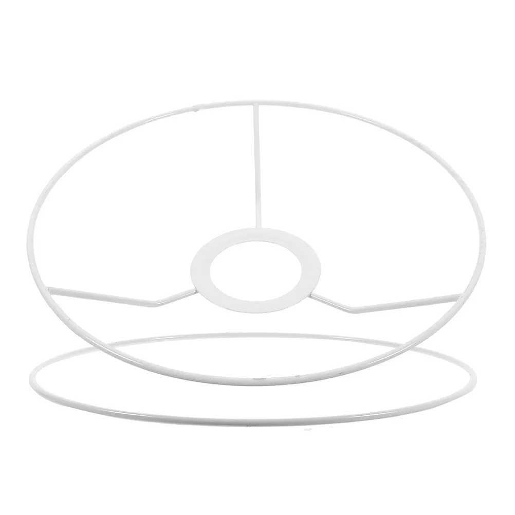 

1 пара металлических круглых каркасов для абажуров, основания для ремонта настольных ламп, металлические кольца-держатели для освещения