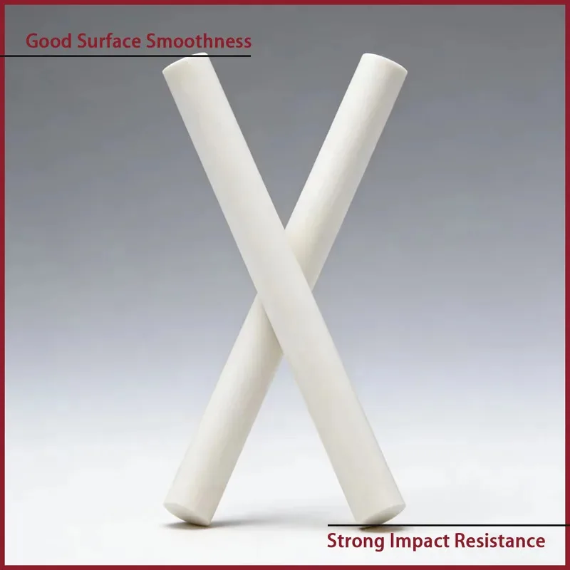 Precision Alumina Ceramic Bar 2/3/4/5/6/8/10/12/15/20/25/30mm Dia High Strength Electrical Insulation