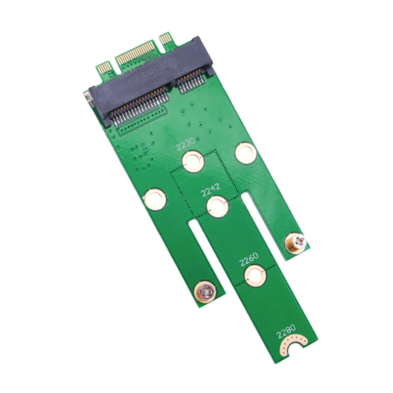 NGFF M.2 B Key To MSATA Mini PCI-E PCI-Express SATA 3.0 SSD Supports B Mode Slot MSATA Male Converter Adapter Card 2242/2260