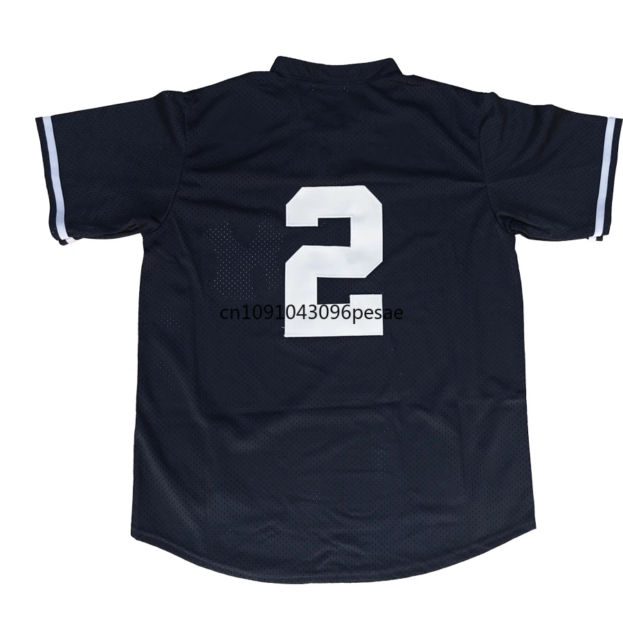 Derek Jeter Jersey America New York Retro Baseball Jerseys 42 Mariano Rivera Jersey 15 Thurman Munson Jersey Us Mens M-3XL