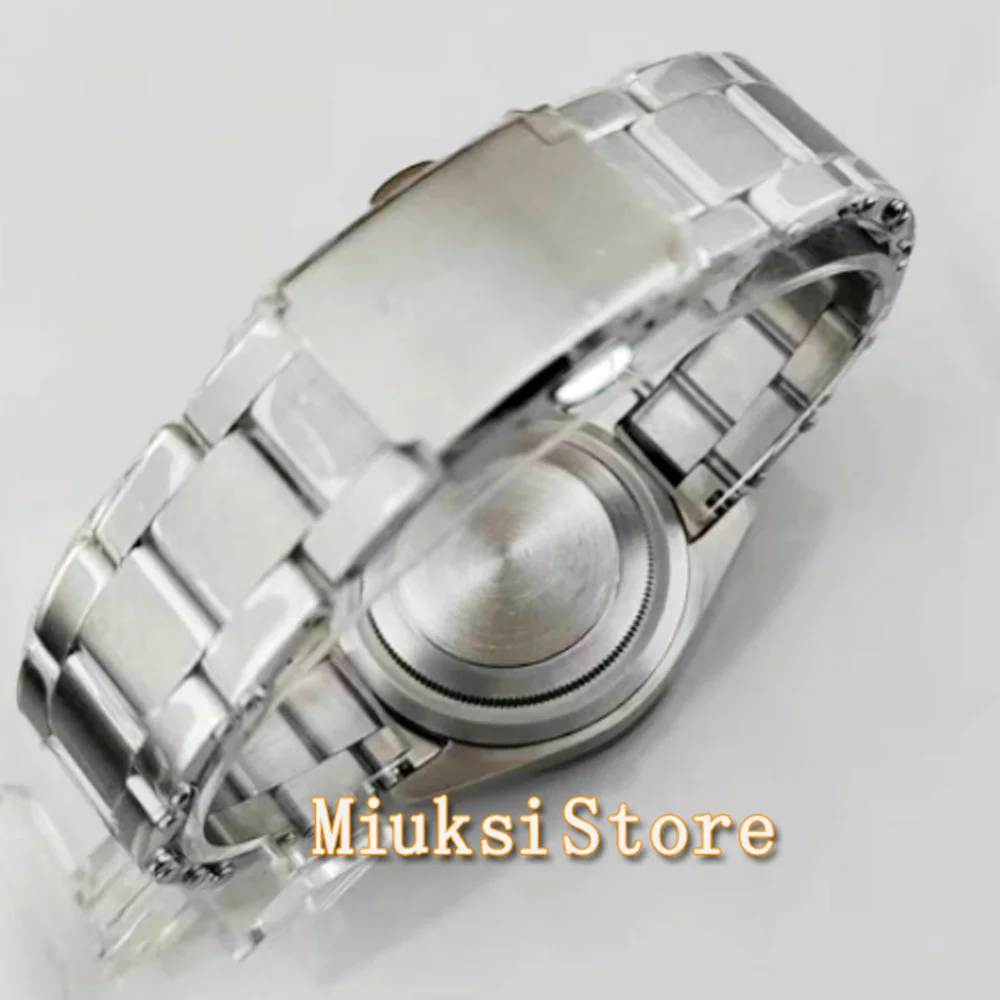 Reloj de pulsera mecánico con copo de nieve para hombre y mujer, nuevo diseño, 39mm, 10bar, zafiro, NH35