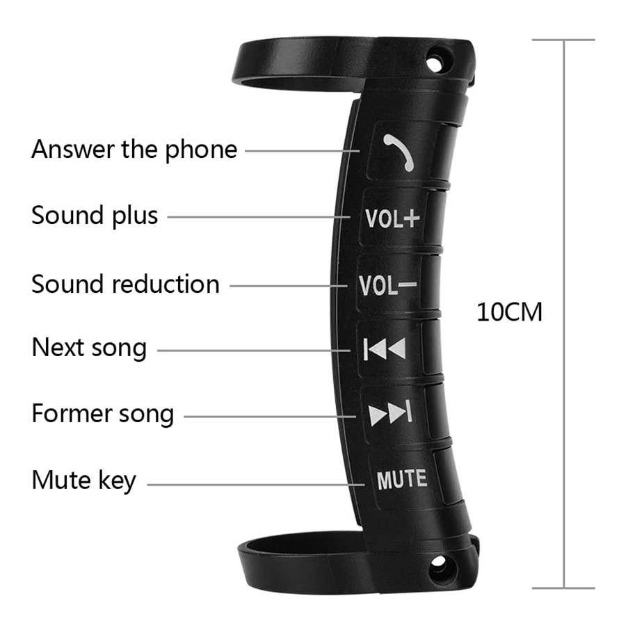 Top-Rated Universal Car Steering Wheel Remote Control Button Multi-Function Wireless Bluetooth Control For 2DIN DVD Player