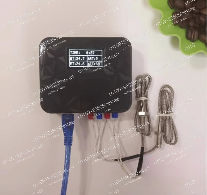 Baking Beans, Coffee Beans, Artisan Intelligent Dual Channel Bluetooth Thermometer Displays Real-Time Btet Curve Ror