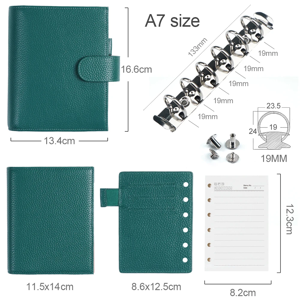 Limited Imperfect Moterm Pocket Versa 3.0 Organizer with 19 MM Rings Planner Wallet Multifunctional Agenda Diary Journal Notepad