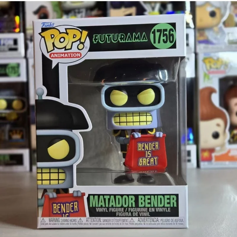 Funkopop Futurama Zapp Brannigan Turanga Leela Matador Bender Action Doll Model 1756 1758 1759 مجموعة دمى منحوتة من الفينيل