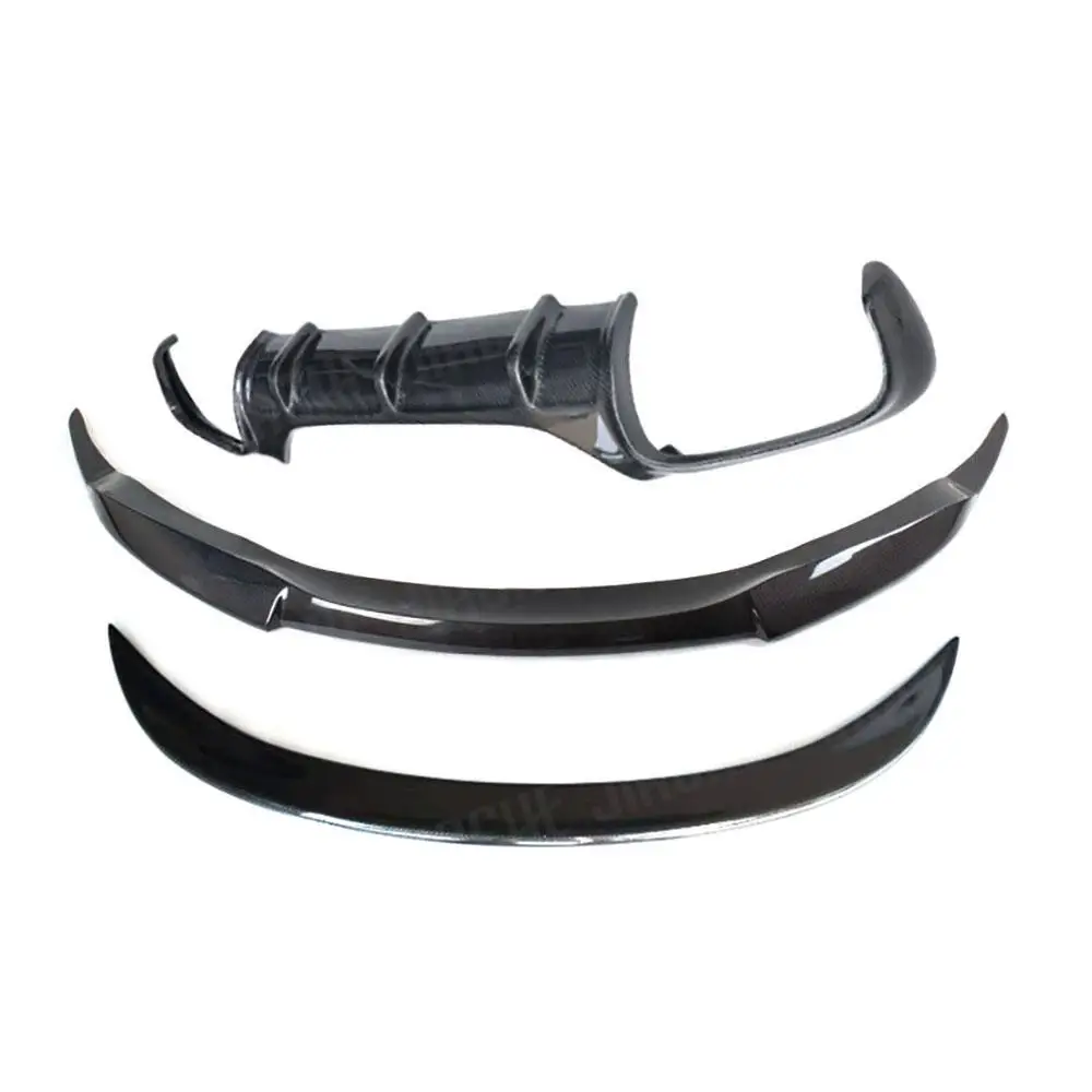 Carbon Fiber Front Bumper Lip Rear Diffuser Rear Spoiler Body Kits for BMW 6 Series E63 E64 M6 2006 - 2010 Car Bumper Kit FRP