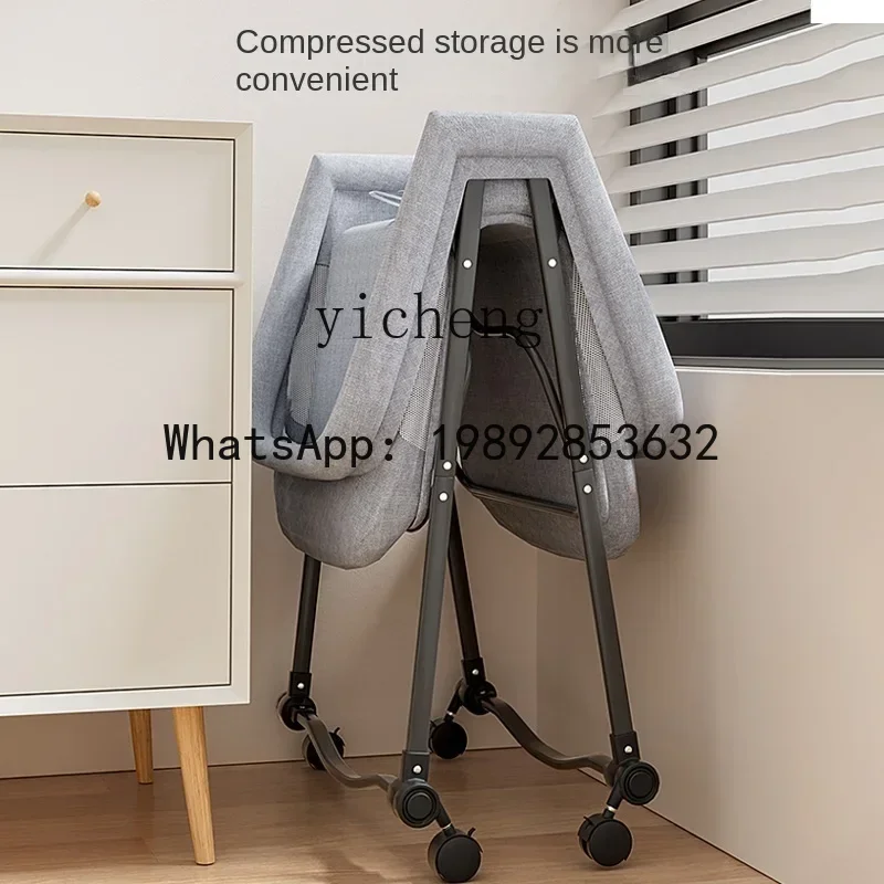 سرير أطفال محمول متعدد الوظائف وقابل للطي مع عجلات #5