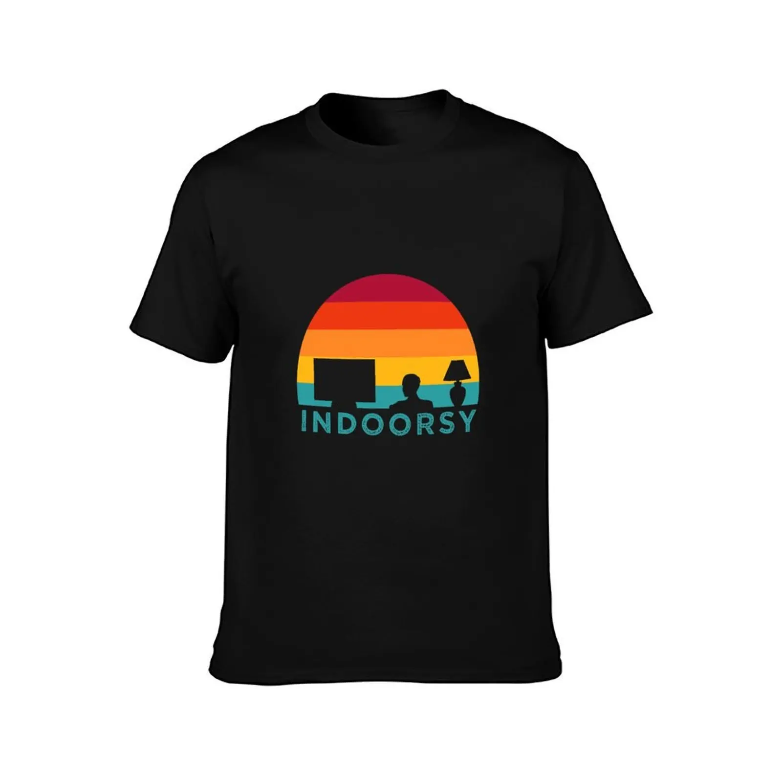 Engraçado interior prefiro estar dentro dentro dentro streaming meme presente camiseta de algodão 100% camiseta