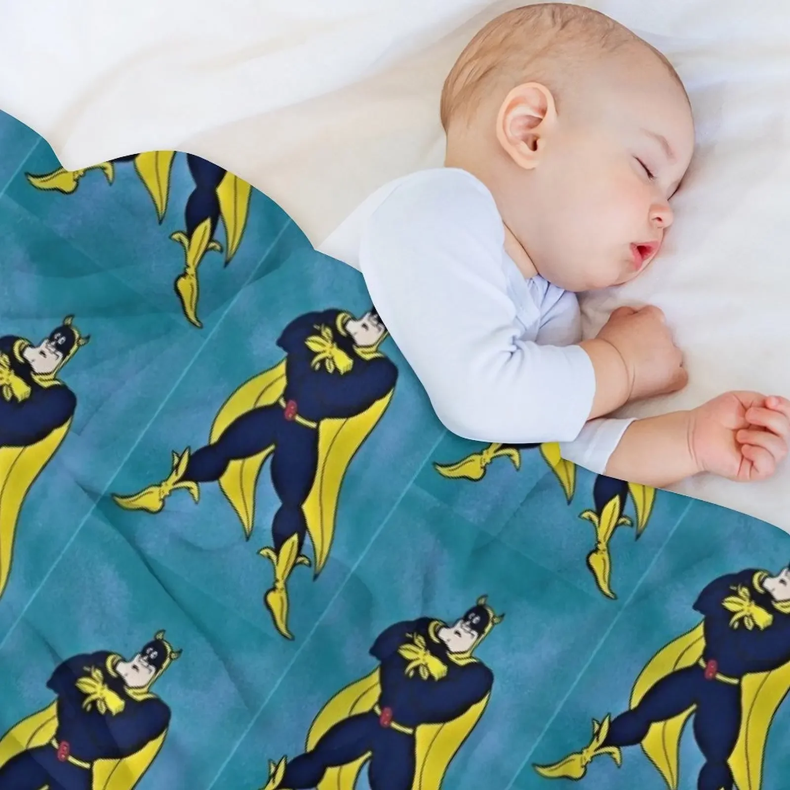 bananaman spraypainting Throw Blanket Tourist Bed linens Warm Weighted Blankets