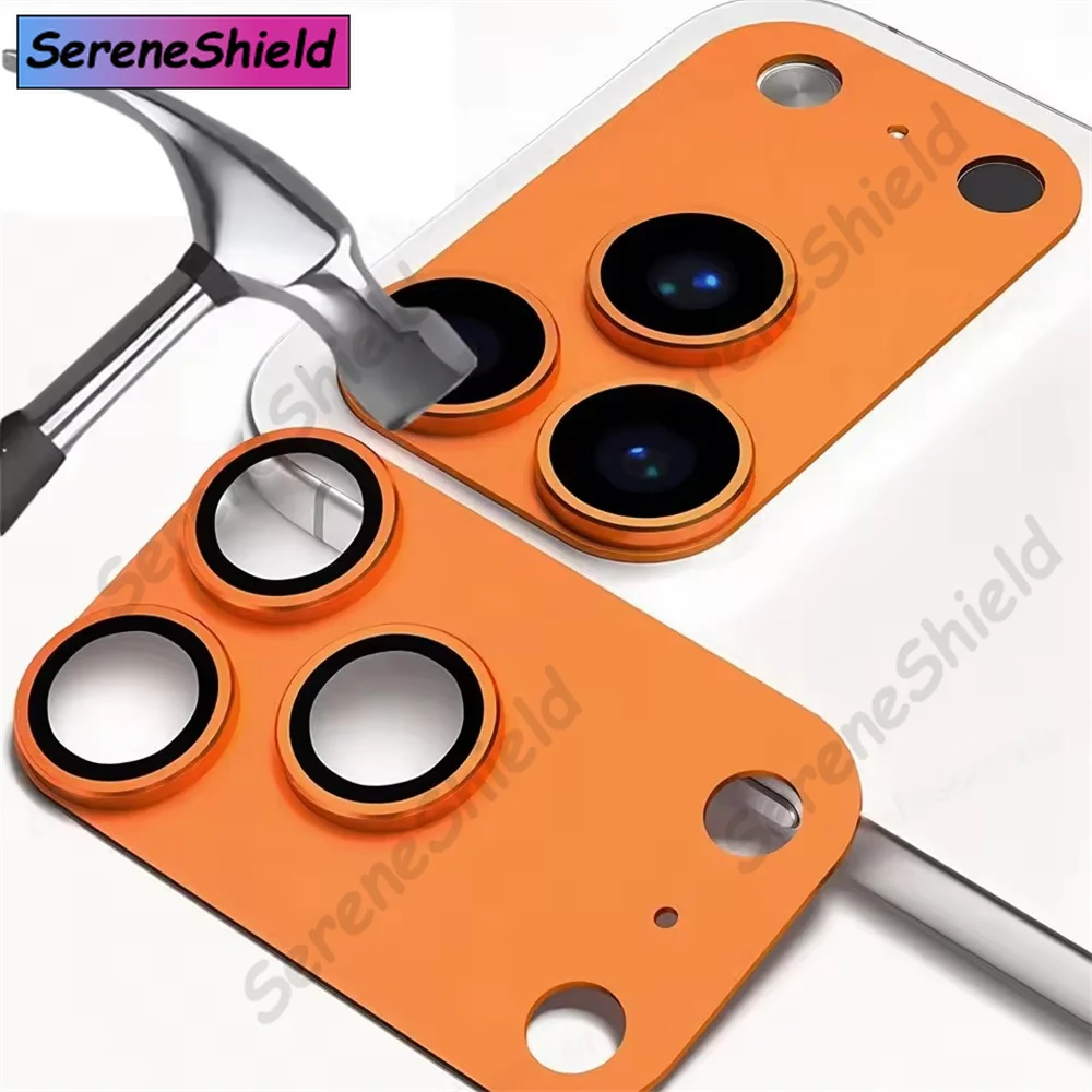 

Metal Camera Tempered Glass For IPhone 17 Pro Max 5G Alloy Black Lens Protector Cover For IPhone 17 Air 17 Pro Max Lens Ring Cap