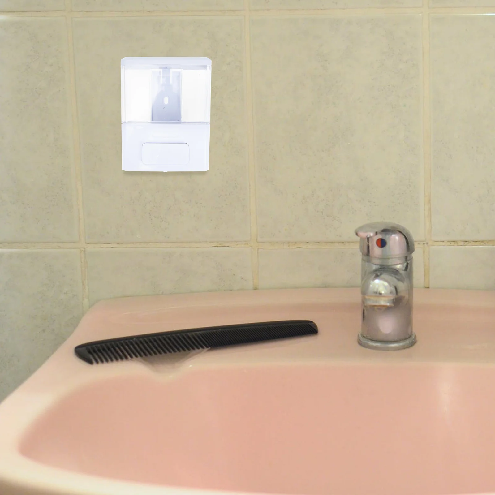 

Wall Mounted Soap Dispenser Manual Foaming Hand Soap Dispenser For Bathroom Kitchen Home Use Pp Material Clear Window