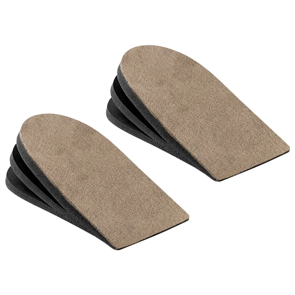 

1Pair Height Increase Insoles Unisex Heel Pads Anti Slip Breathable Shock Absorbing Shoes Lift Pads for Running Dancing