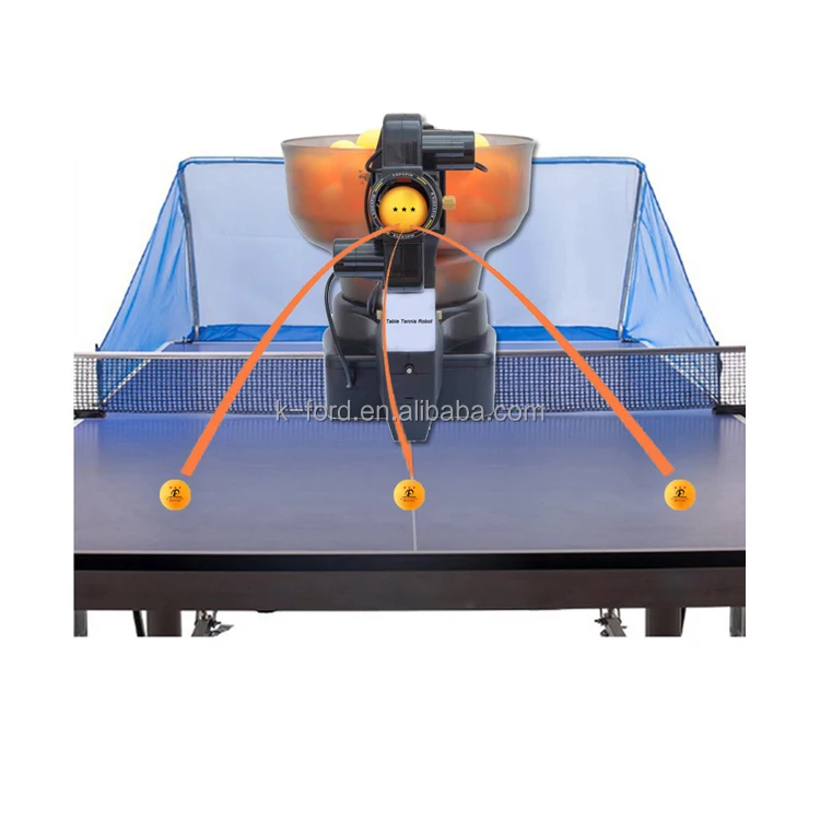 

Professional Automatic Ping-Pong Training Robot High Quality Ball Equipment Table Tennis Robot with Catching Net