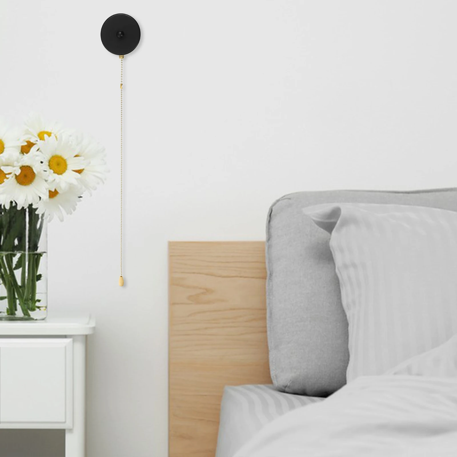 Elegant Wall Pull Chain Switch Ceiling Fan Light Replacement Control Switch For Bedside Fan And Lights