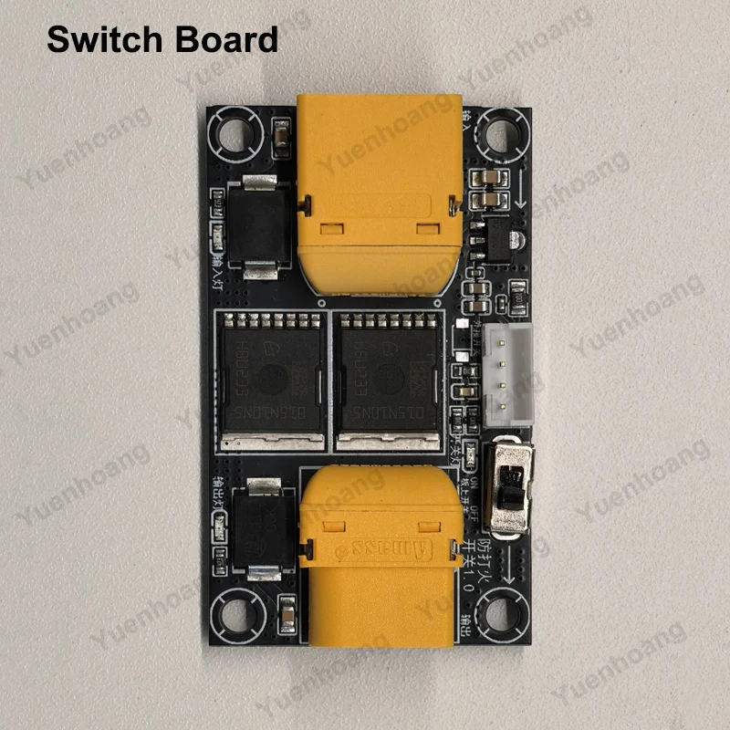 15-65V 40A/100A Spark-Proof Switch with XT60 Connector Supports Switch Enable Power Indicator for Humanoid/Quadruped Robots